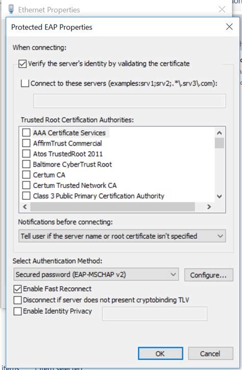 windows server peap certificate